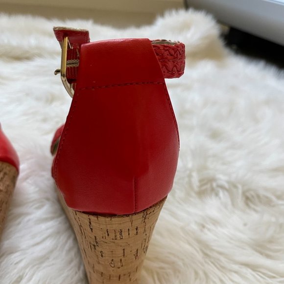 Banana Republic Factory size 10 Red-Orange Espadrilles - Picture 5 of 8